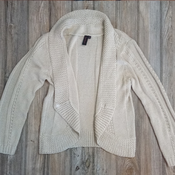 Sacred Threads Sweaters - Long Sleeve Knit Crochet Cardigan Sweater Top